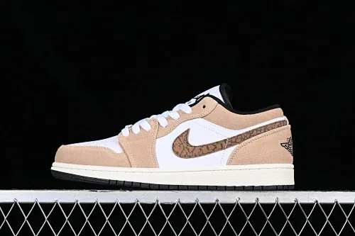 All categories Air Jordan Jordan series basketball shoes Air Jordan 1 Low Air Jordan 1 Low AJ1 Joe 1 white and yellow burst pattern low-top cultural casual sneakers DZ4130-201